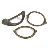 Brass Cast Armlets Three