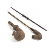 Ceramic And Brass Pipes