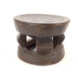 Wood Carved Stool