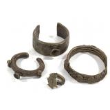 Metal Cuffs Bangles And Yawiige Ring