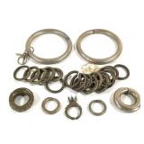 Brass Rings And Cuffs 24 Pcs