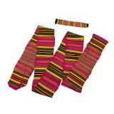 2 Woven Kente Cloth Small Strips