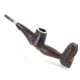 South African Zulu Shoe Shaped Wood Pipe