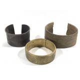 Metal Cast Thick Cuffs