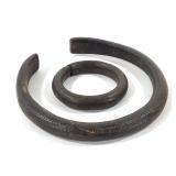 Metal Engraved Torque & Bangle