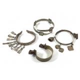 Charm And Dangle Metal Bracelets Four