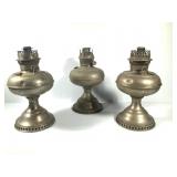 3 Rayo Center-Draft Oil Lamps