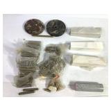 Threaded Rod & Marble Bases Electric Lamp Parts