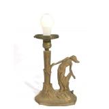 Vintage Art Nouveau Lamp Brass Lamp Base