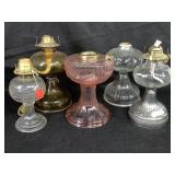 Glass Oil Lamps Bases & Parts