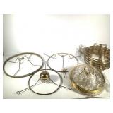 12 Assorted Hoops & Shade Fixtures