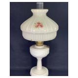 Aladdin Alacite Lincoln Drape Oil Lamp Floral Pat