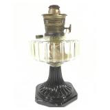 Aladdin Corinthian Clear / Black Oil Lamp