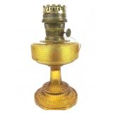 Aladdin Mod B 106 Colonial Amber Crystal Oil Lamp