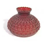 Ruby Diamond Quilted Oil Lamp Shade