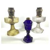 Aladdin Corinthian Amber & Clear + Sm Cobalt Blue