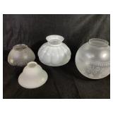Various Shape & Size Glass Lamp Shades