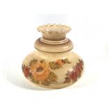 Floral Painted Oil Lamp Shade
