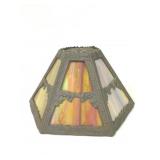 Hexagonal Stained Glass Lamp Shade