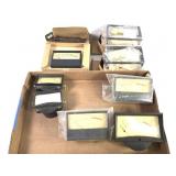 5 Audio VU Meters and a HV Meter - Used