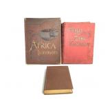 3 Antique Illustrated Heros of The Dark Coninent +