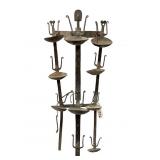 Iron Oil Lamp From Mali Bambara People