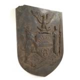 Biafra Igbo Cast Bronze or Brass Shield Medalion
