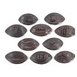 Gaming Chips Of Gourd From Cameroon Ten