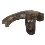 Wood Carved Figural Stool