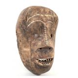 Ngbaka Anthropomorphic Wood Mask