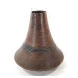 Wood Bottle From Hima Uganda