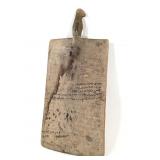 Hausa Fulani Writing Board From Nigeria