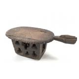 Malinke Wood Carved Stool From Mali