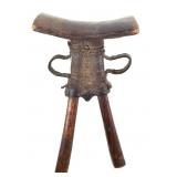 Wood And Leather Bipod Headrest