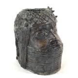 Benin Bronze Bust Later