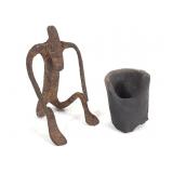 Dogon Metal Seated Figure