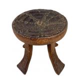 DRC Brass Studded Stool