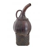 Calabash And Fiber Wine Pitcher Cameroon