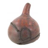 Gourd Scoop With Repairs And Carvings