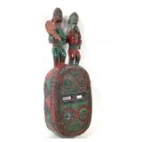 Yoruban Polychrome Mask From Nigeria