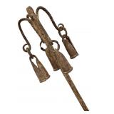 Yoruban Opa Shrine Staff With Bells