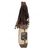 Mossi Wood And Raffia Mask