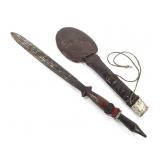 DRC Blade With Leather Sheath