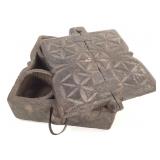 Carved Wood Spice Box