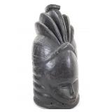 Mende Sowei Wood Helmet From Sierra Leone