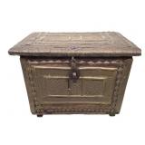 Ethiopian Box With Brass Designs