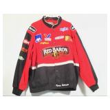 Red Barron Kenny Schrader NASCAR Jacket Sz XL
