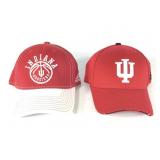 2 IU Adidas Caps Basketball