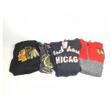 4 Blackhawks Hoodies Shirt Jacket Size L