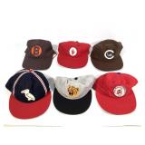 6 Various Baseball Caps
